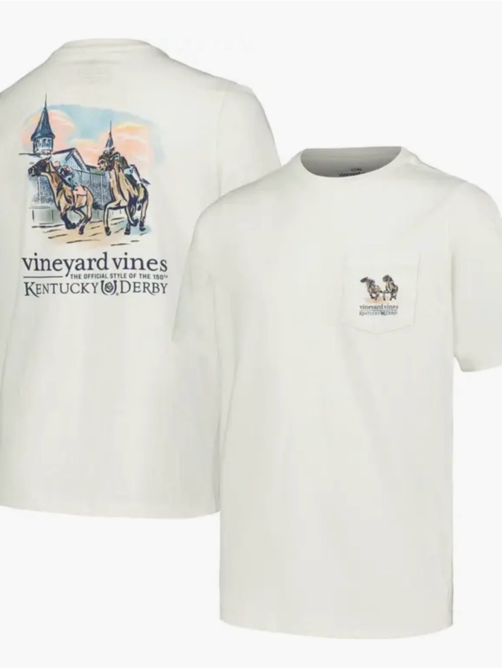 vineyard vines Kids 150th Kentucky Derby Graphic T Shirt